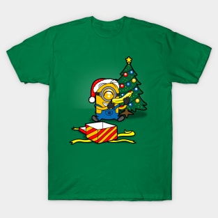 All I Want For Christmas Is A Banana Funny Cute Christmas Cartoon T-Shirt